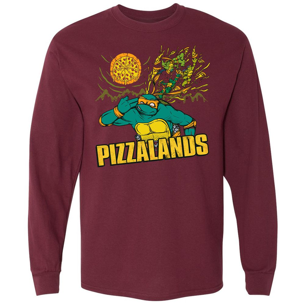 Long Sleeve T-Shirt - U4JZCKJV - Maroon - 11