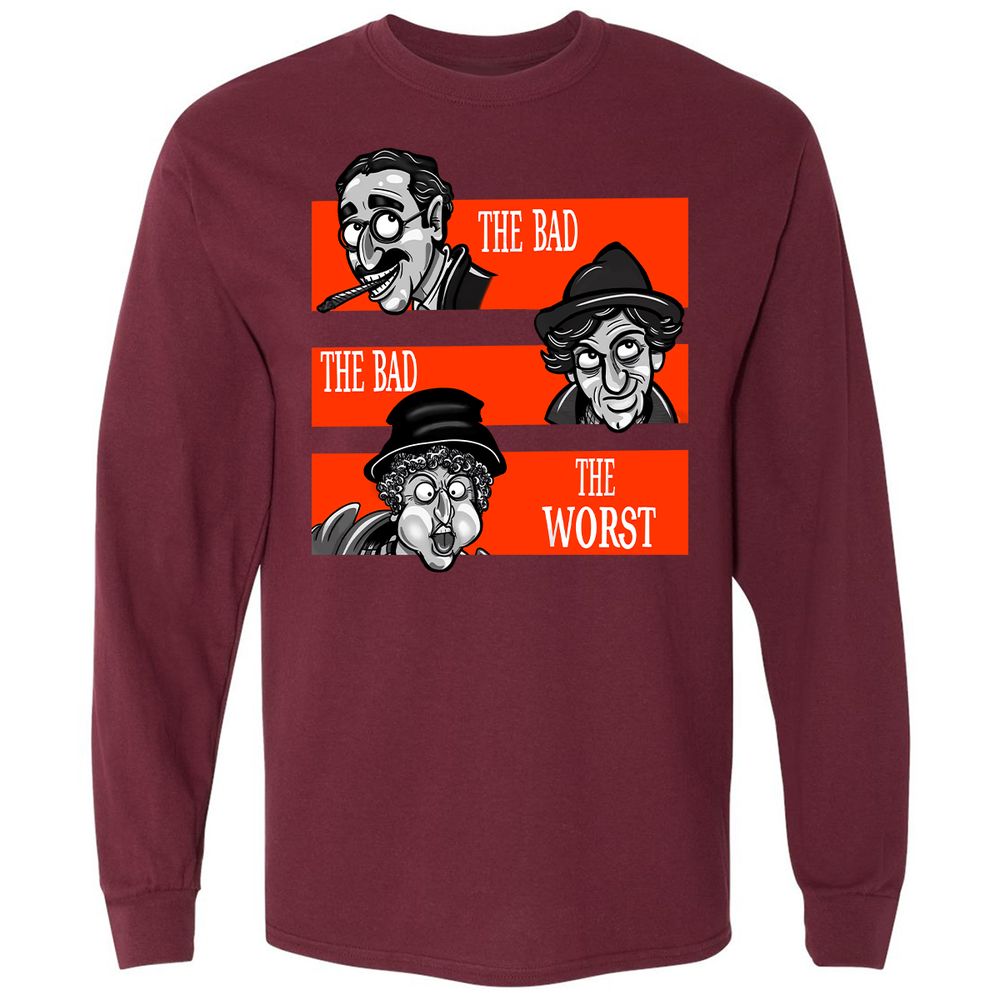 Long Sleeve T-Shirt - CEFW4DEK - Maroon - 11