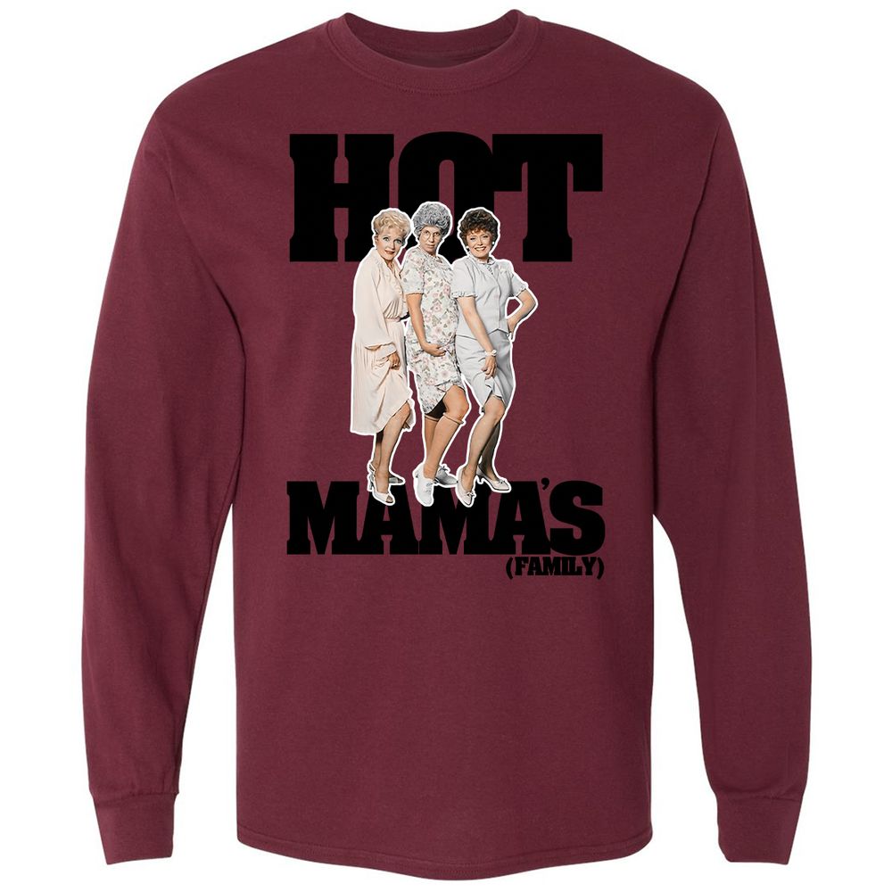 Long Sleeve T-Shirt - RLEJ1LMU - Maroon - 11