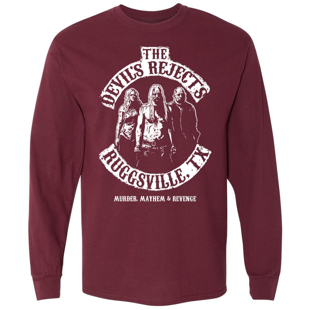 Long Sleeve T-Shirt - A3J7H1TN - Maroon - 11