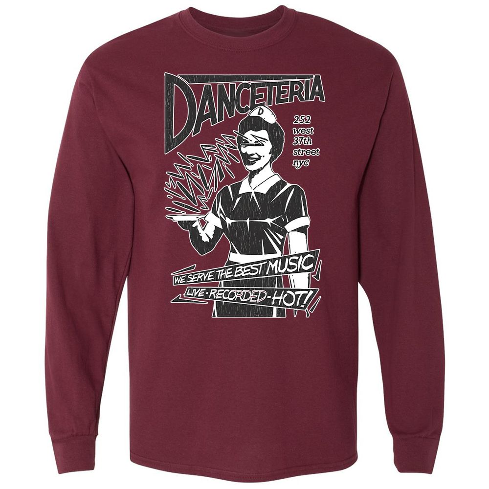 Long Sleeve T-Shirt - UDWYS7BM - Maroon - 11