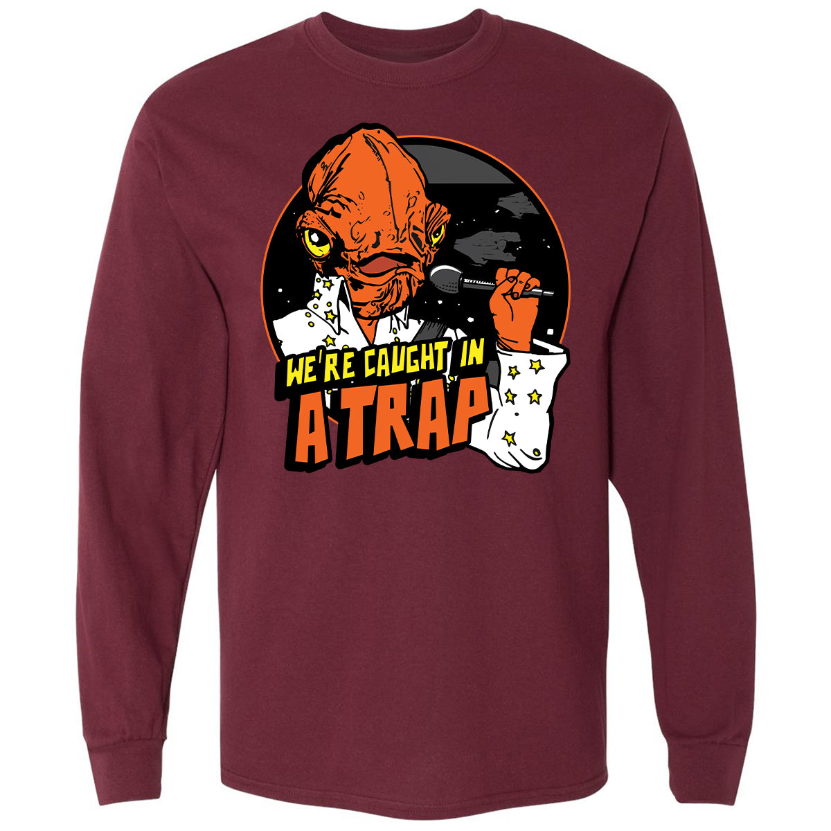 Long Sleeve T-Shirt - 947HM86X - Maroon - 11