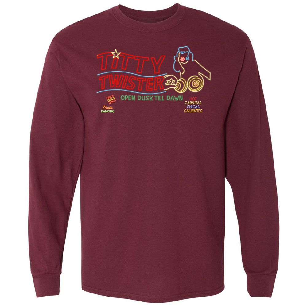 Long Sleeve T-Shirt - GJUTWFY4 - Maroon - 11