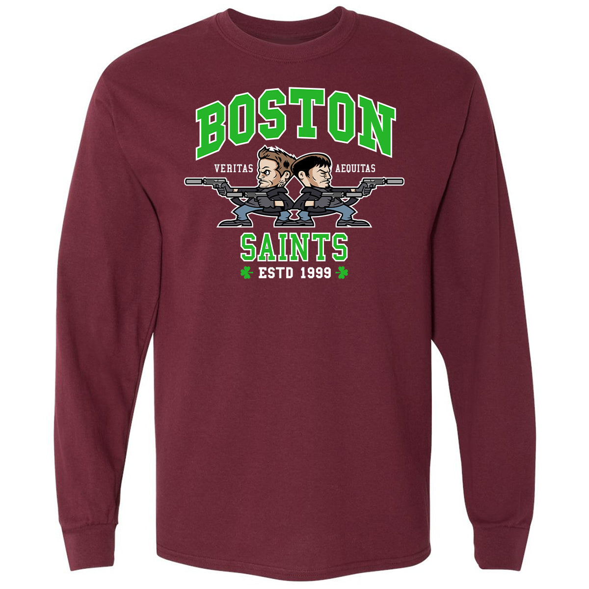 Long Sleeve T-Shirt - TJEX23S3 - Maroon - 11