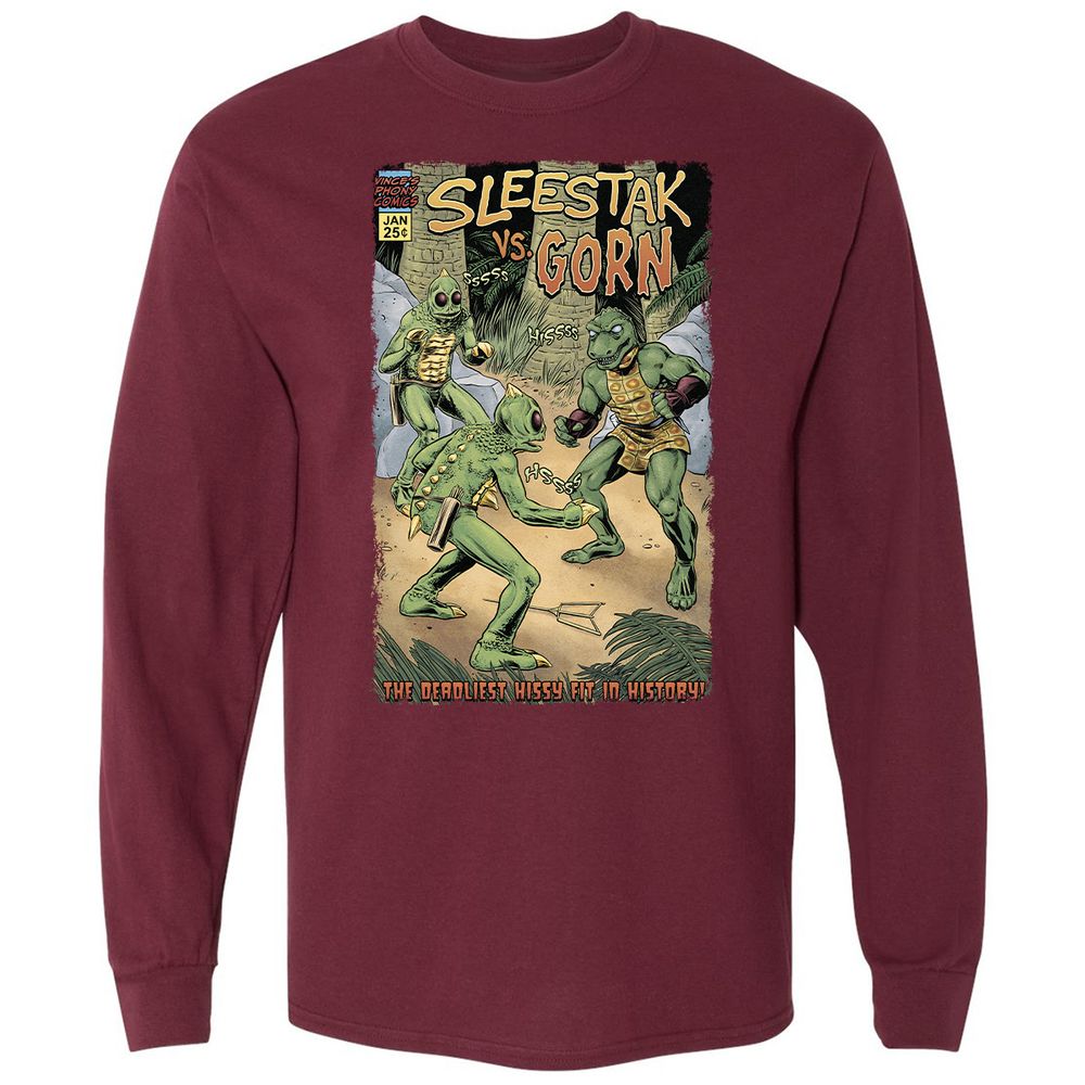 Long Sleeve T-Shirt - HZY28ETT - Maroon - 11