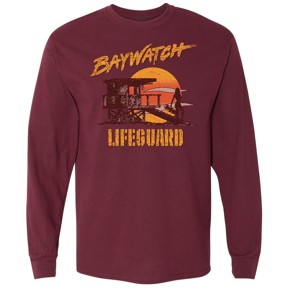 Long Sleeve T-Shirt - THM75LNG - Maroon - 11