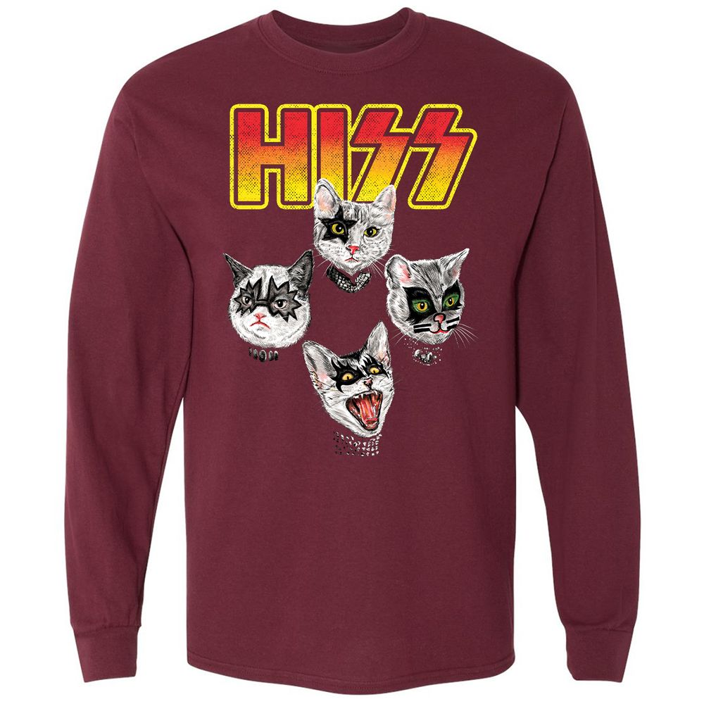 Long Sleeve T-Shirt - LCUJC2JZ - Maroon - 11