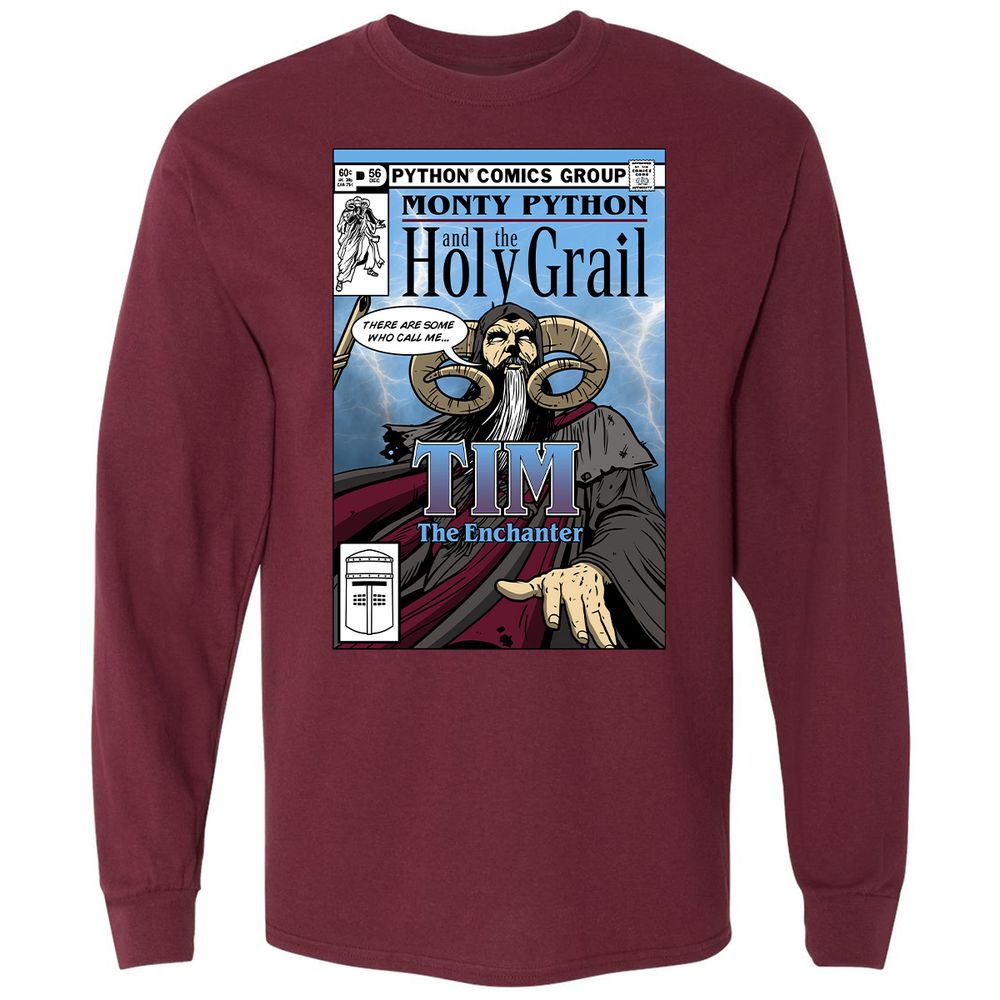 Long Sleeve T-Shirt - S4ZWVMFH - Maroon - 11