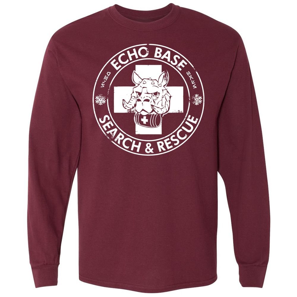 Long Sleeve T-Shirt - TSGBNJ29 - Maroon - 11