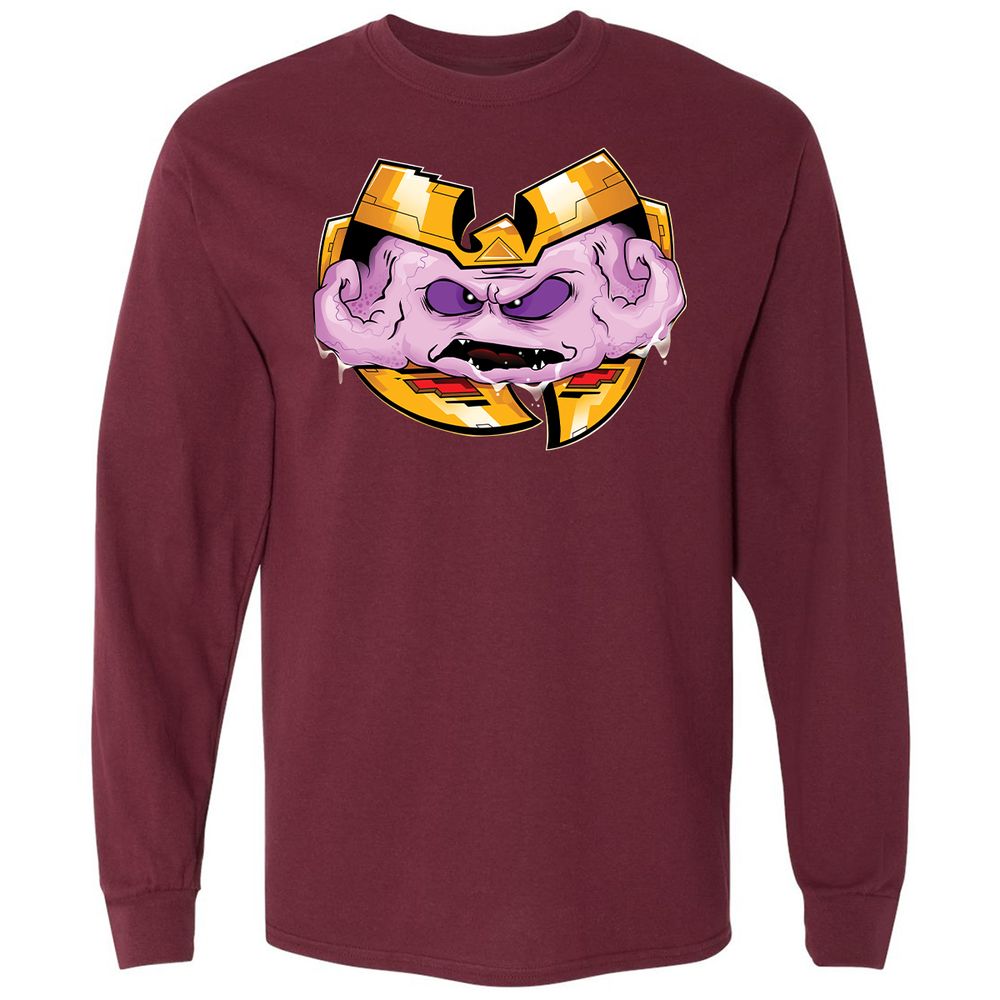 Long Sleeve T-Shirt - 8S5LMUQK - Maroon - 11