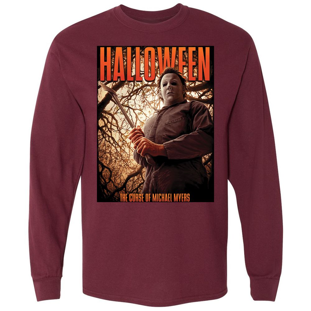 Long Sleeve T-Shirt - MJLH9BBD - Maroon - 11