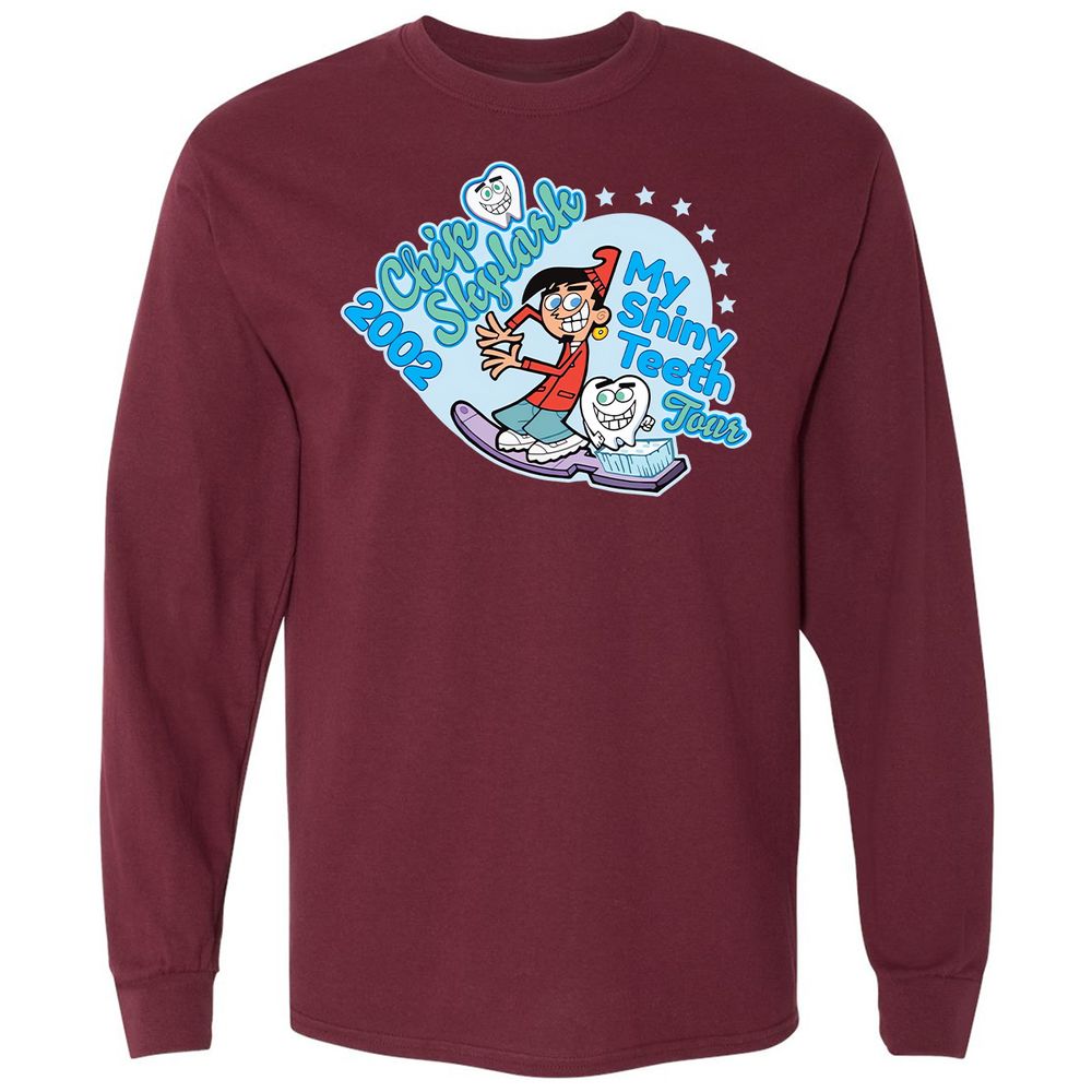 Long Sleeve T-Shirt - P3PRW7U7 - Maroon - 11