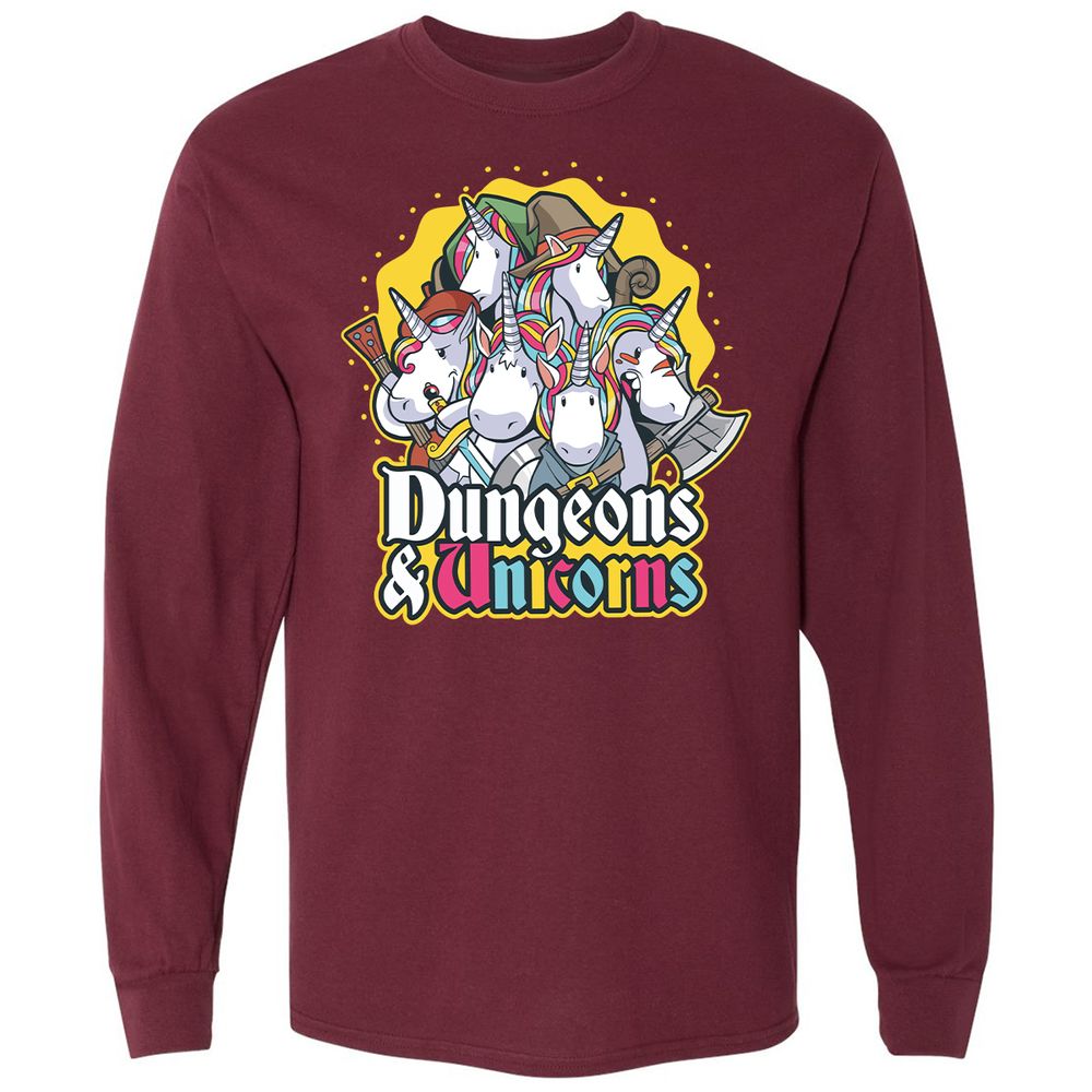 Long Sleeve T-Shirt - NV3FLN81 - Maroon - 11