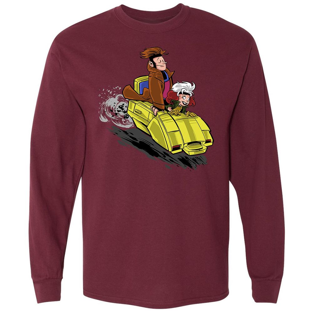 Long Sleeve T-Shirt - BYWG6W9C - Maroon - 11