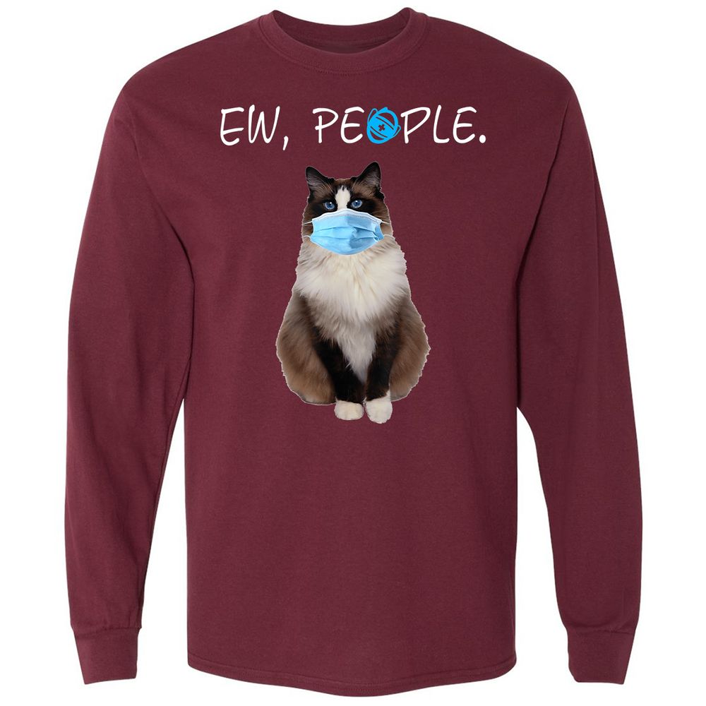 Long Sleeve T-Shirt - LG53FW15 - Maroon - 11