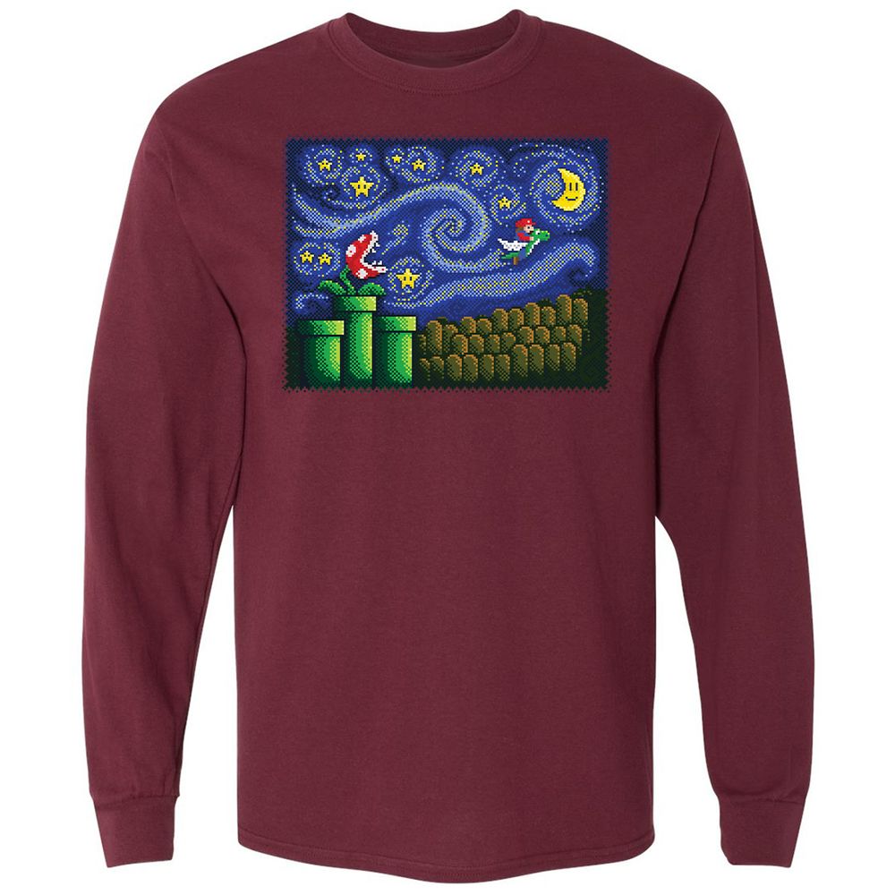 Long Sleeve T-Shirt - CJM4545P - Maroon - 11