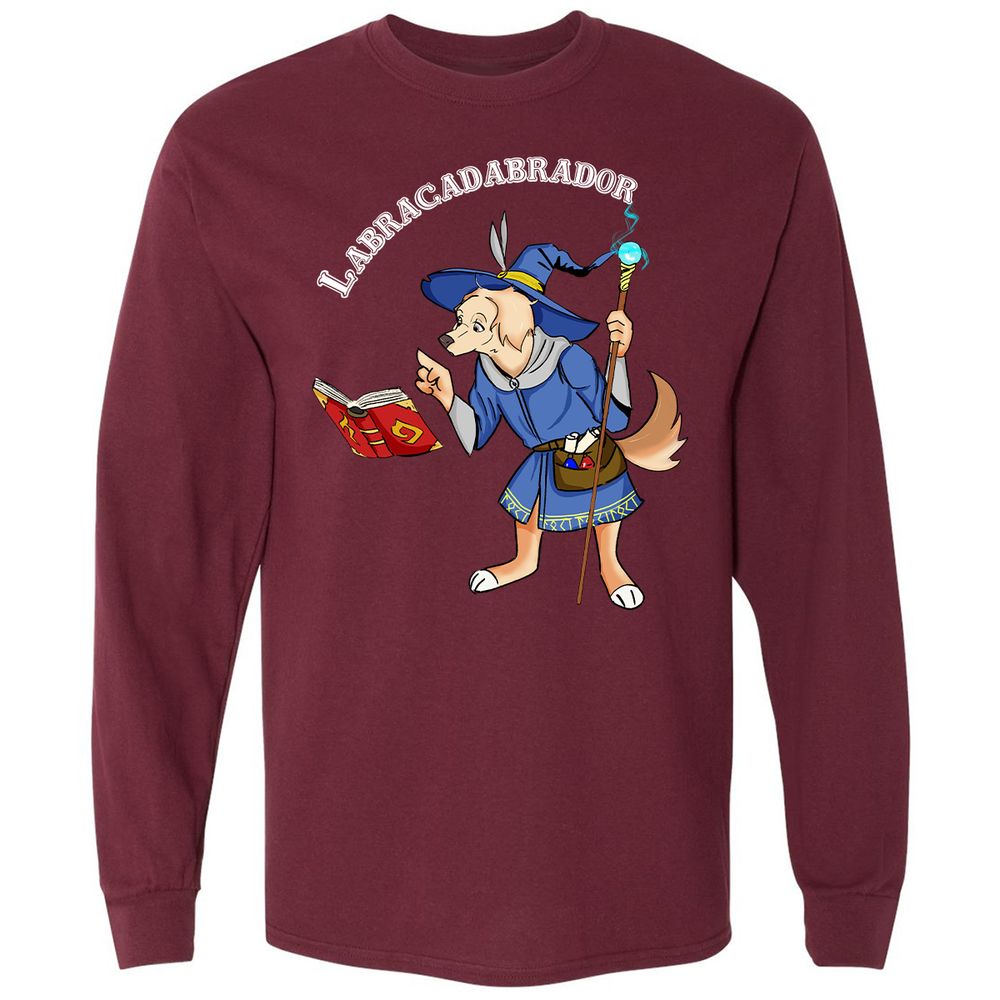 Long Sleeve T-Shirt - YLXL5QQN - Maroon - 11