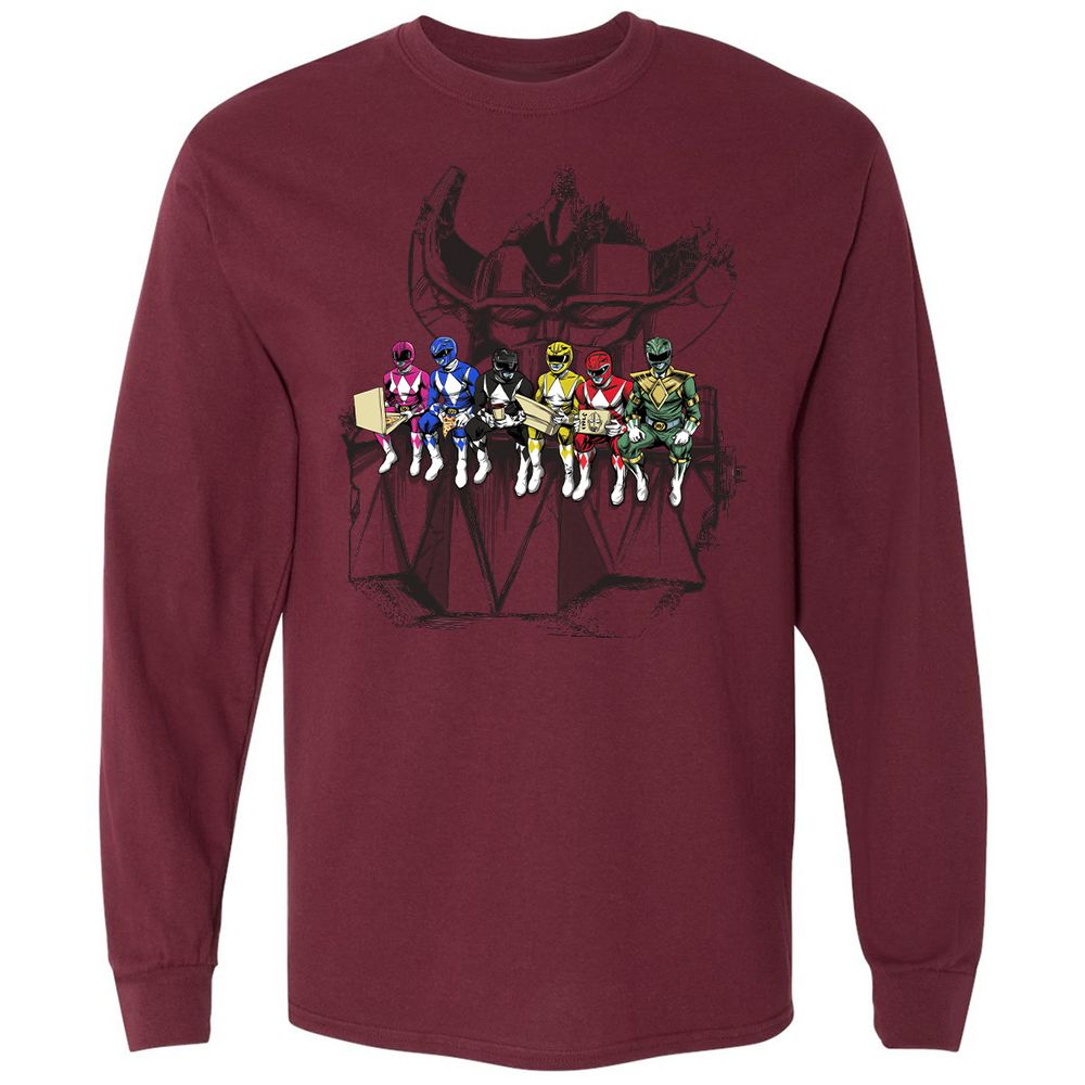 Long Sleeve T-Shirt - 5YDQ5CJM - Maroon - 11