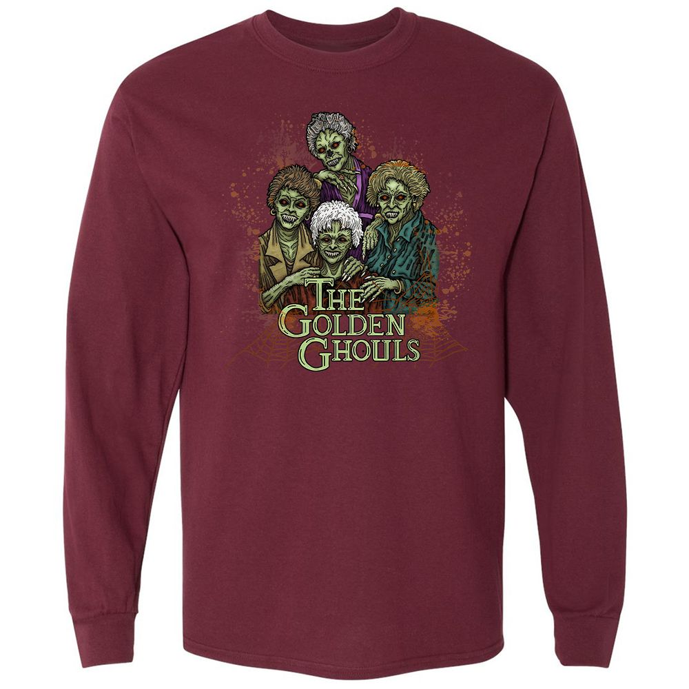 Long Sleeve T-Shirt - GEP2VDW2 - Maroon - 11