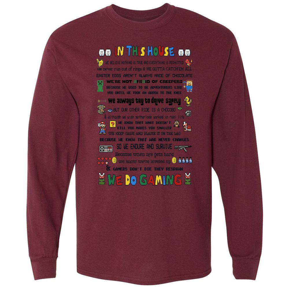 Long Sleeve T-Shirt - BDL173LW - Maroon - 11
