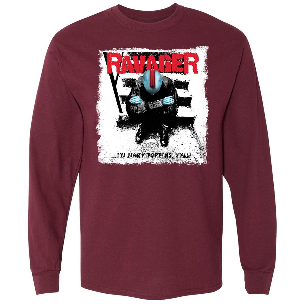 Long Sleeve T-Shirt - GVC9U23A - Maroon - 11