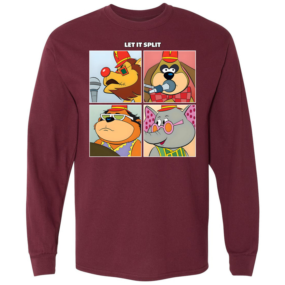 Long Sleeve T-Shirt - LS3N25CS - Maroon - 11