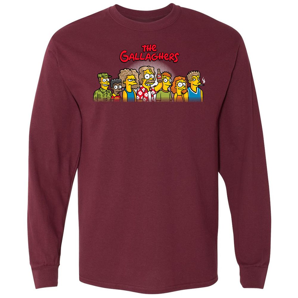 Long Sleeve T-Shirt - VT88K8NZ - Maroon - 11