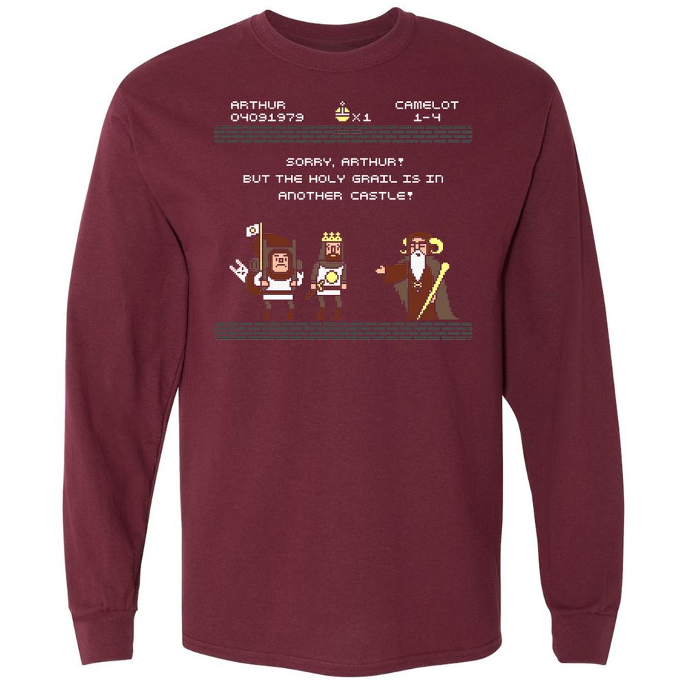 Long Sleeve T-Shirt - ULLJTUZ1 - Maroon - 11
