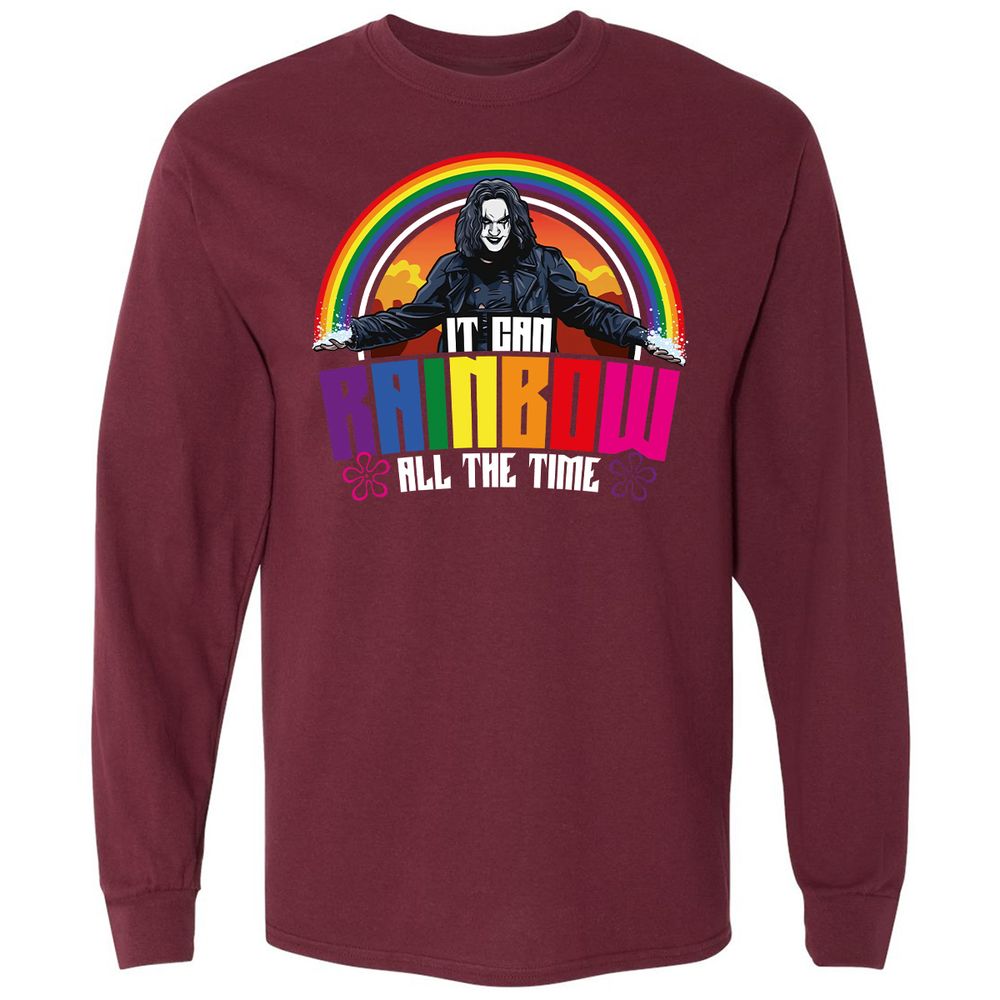 Long Sleeve T-Shirt - JFML4BDQ - Maroon - 11