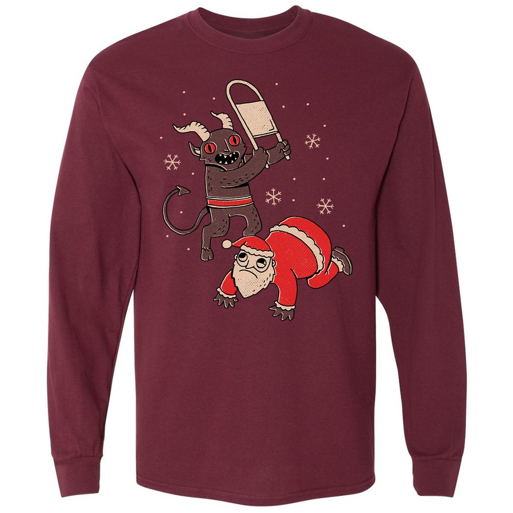 Long Sleeve T-Shirt - FY466DH5 - Maroon - 11