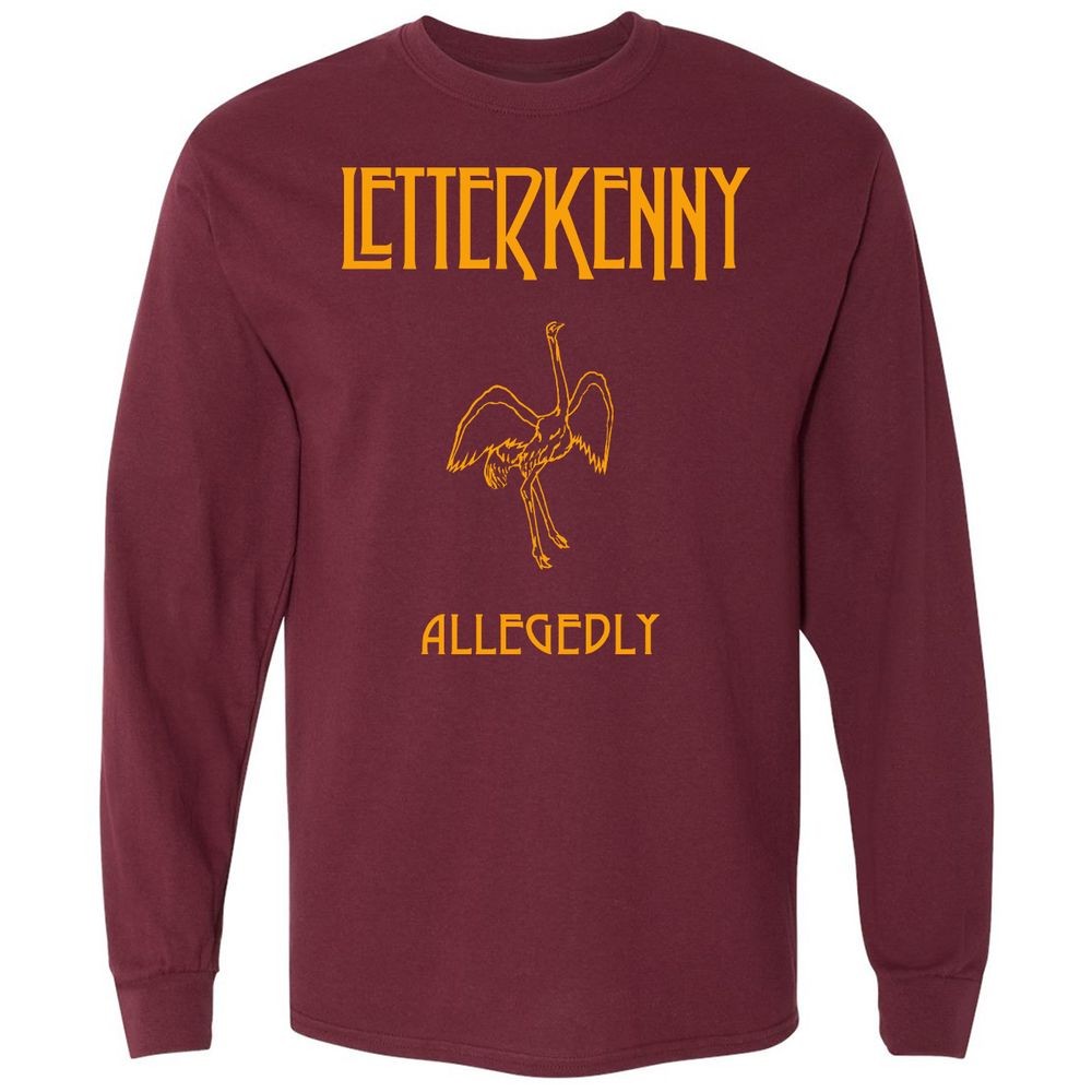 Long Sleeve T-Shirt - 9A6868TM - Maroon - 11