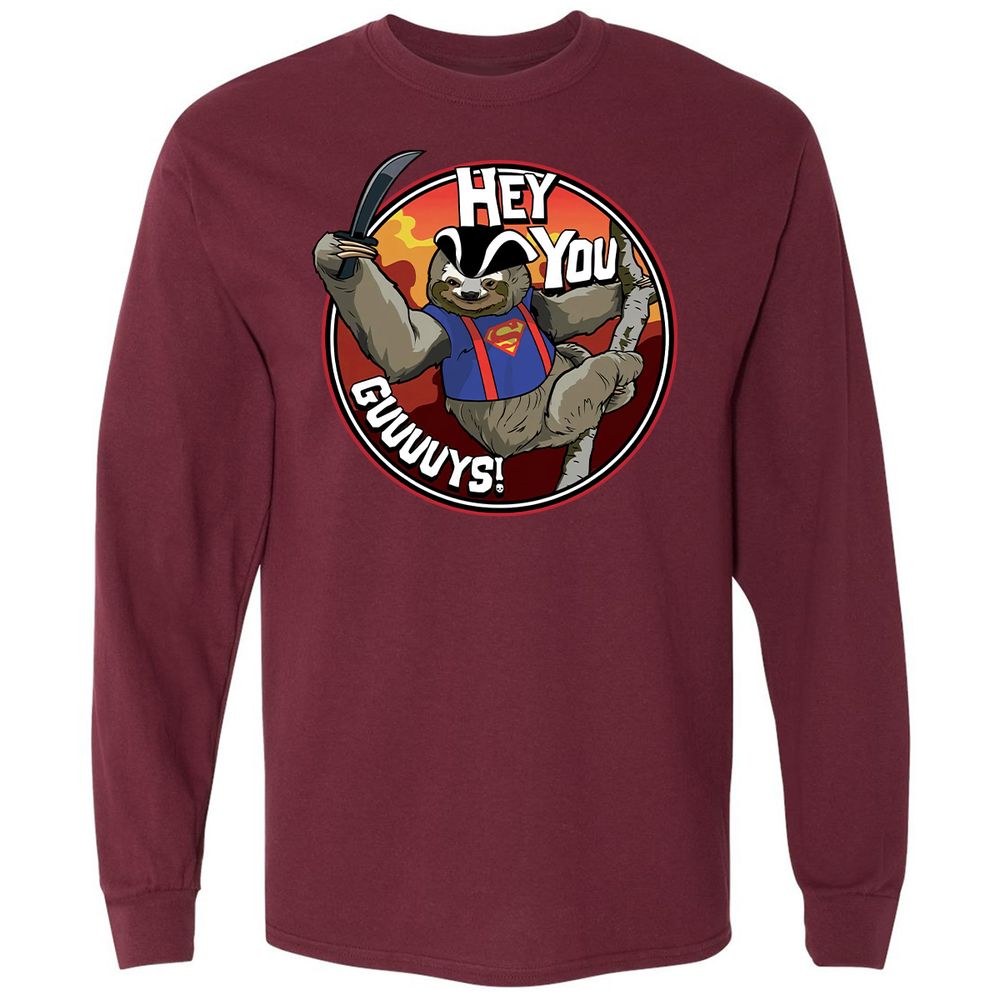 Long Sleeve T-Shirt - FSFX1ERF - Maroon - 11