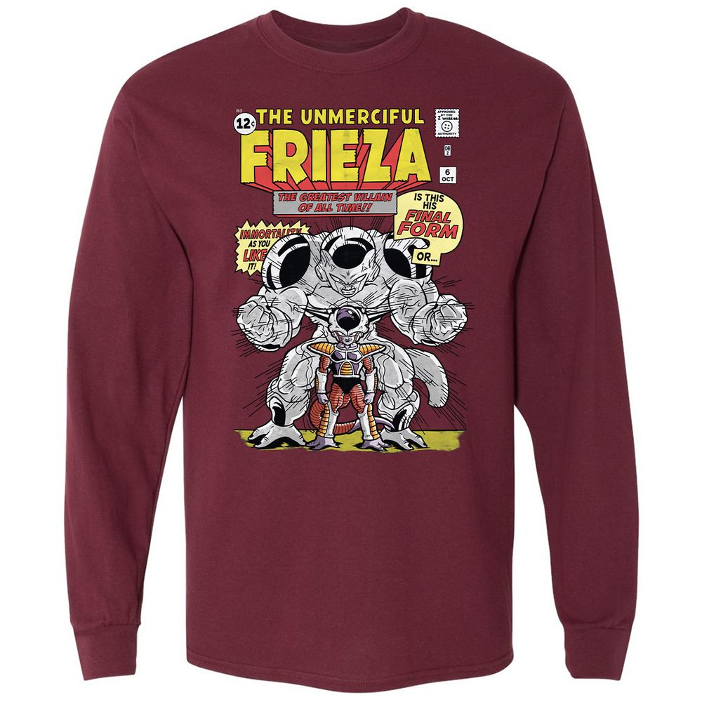 Long Sleeve T-Shirt - XLG8MJ8M - Maroon - 11