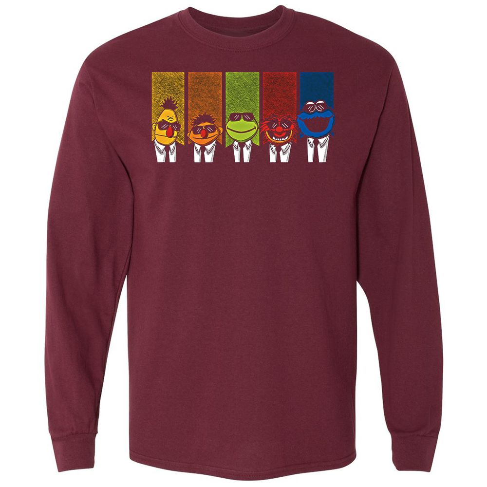 Long Sleeve T-Shirt - YD1N13QQ - Maroon - 11
