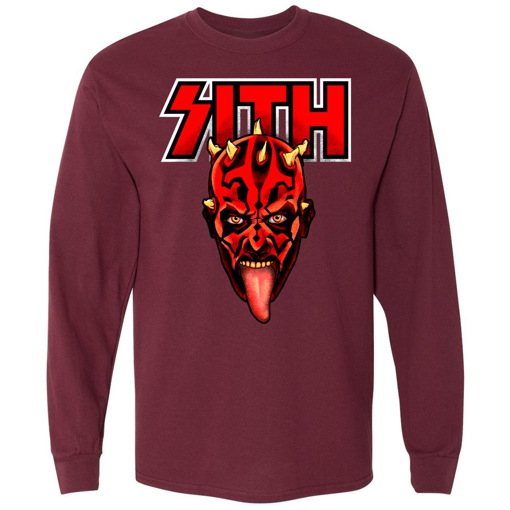 Long Sleeve T-Shirt - SY9ASY85 - Maroon - 11