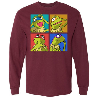 Long Sleeve T-Shirt - S58Q6DKV - Maroon - 11