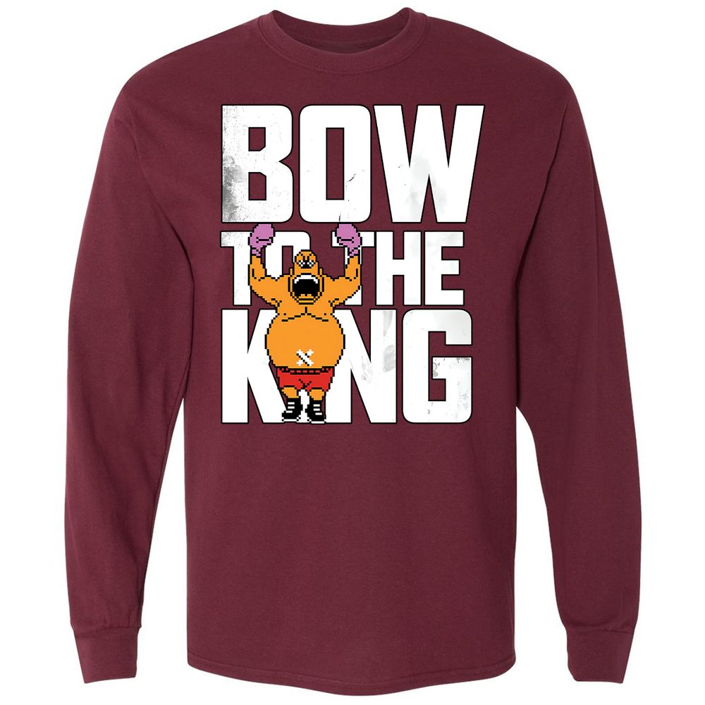 Long Sleeve T-Shirt - PEMBWH88 - Maroon - 11