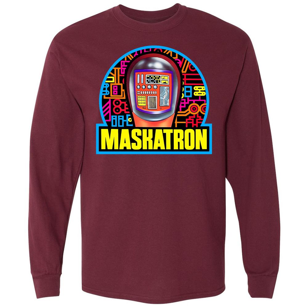 Long Sleeve T-Shirt - TQLQZG6D - Maroon - 11