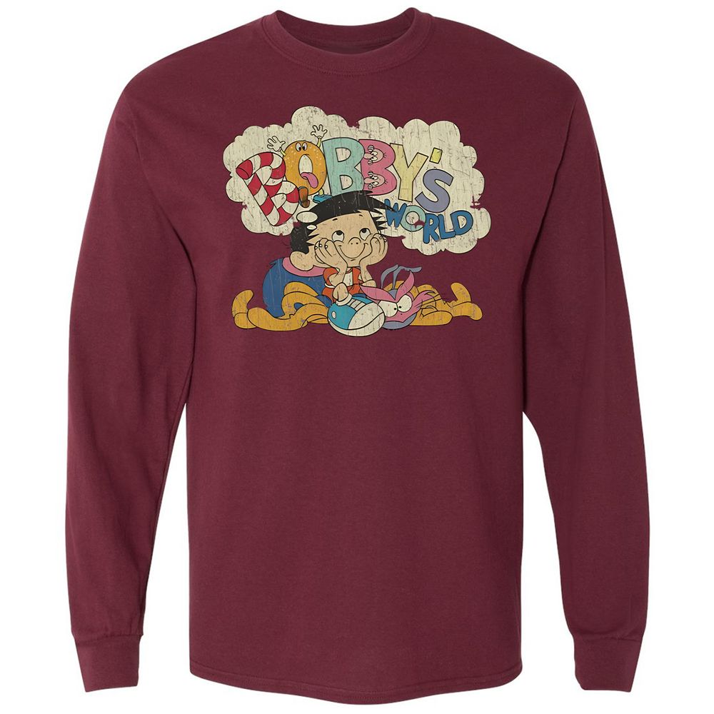 Long Sleeve T-Shirt - CYERT4YH - Maroon - 11