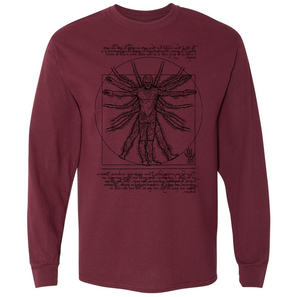 Long Sleeve T-Shirt - EPPB9MD2 - Maroon - 11