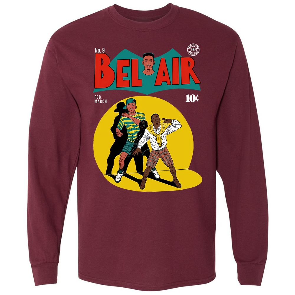 Long Sleeve T-Shirt - 65MKTBD7 - Maroon - 11