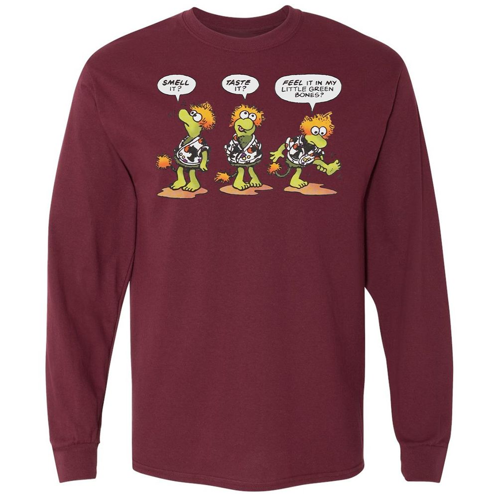 Long Sleeve T-Shirt - 93KX2U9J - Maroon - 11