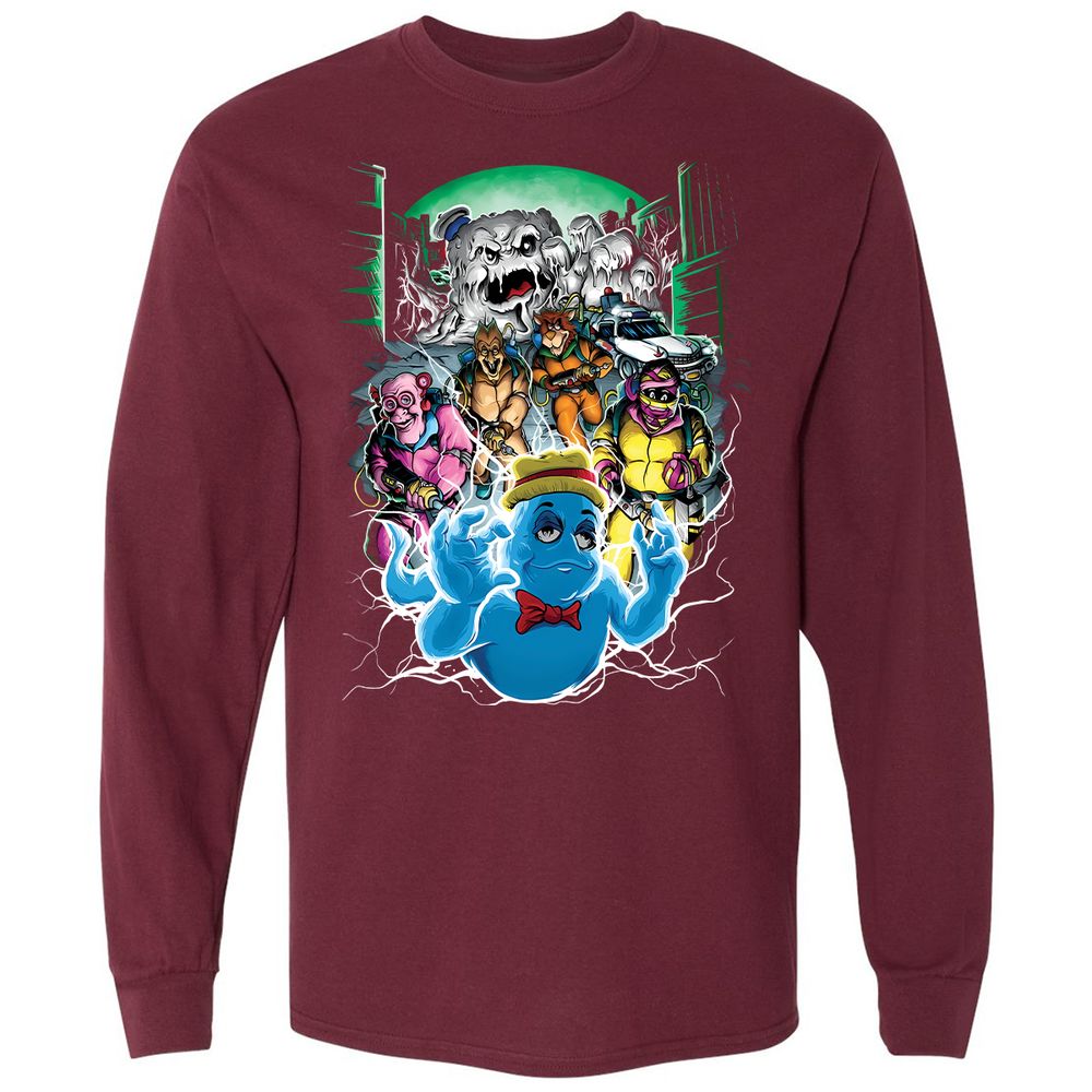 Long Sleeve T-Shirt - WUJU2WBG - Maroon - 11