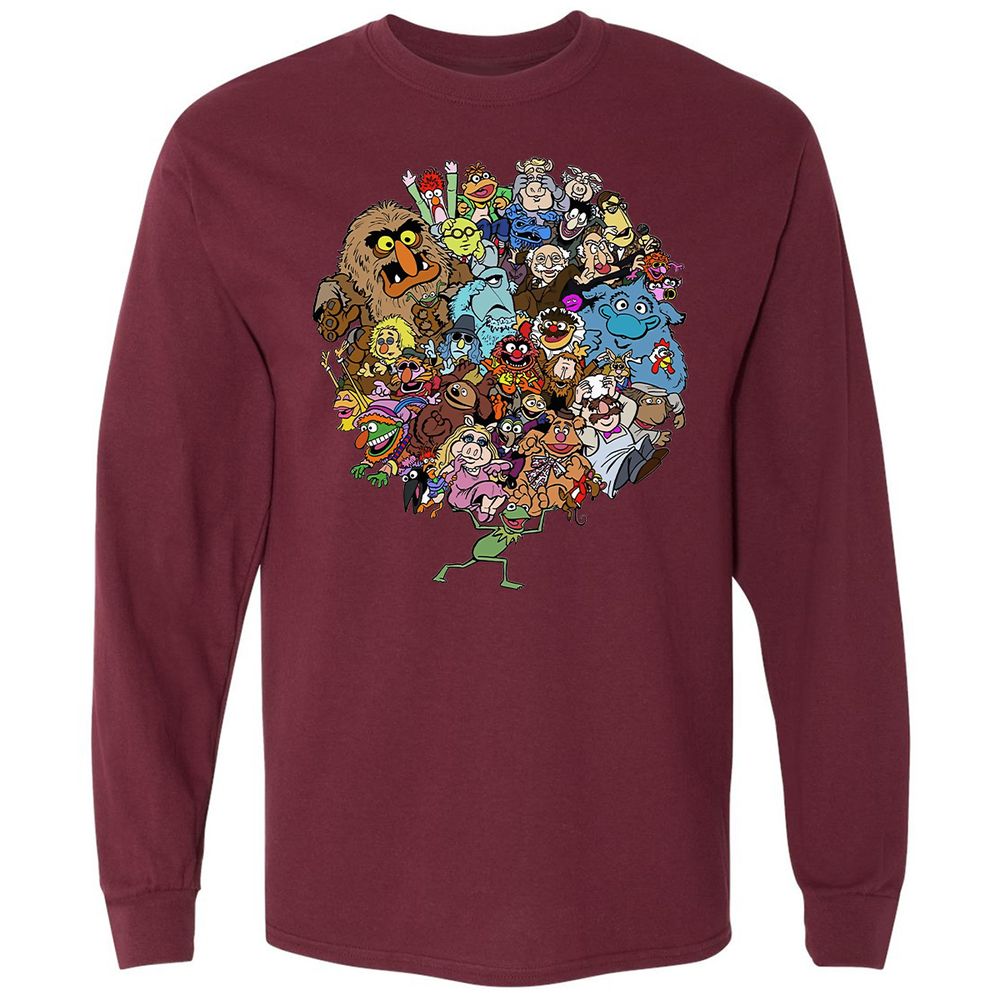 Long Sleeve T-Shirt - ARFCS62M - Maroon - 11