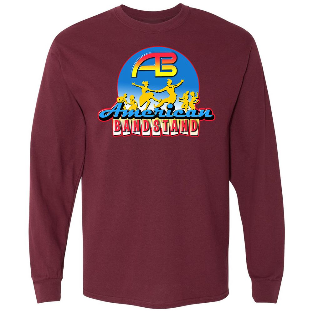 Long Sleeve T-Shirt - RJ7BYH4N - Maroon - 11