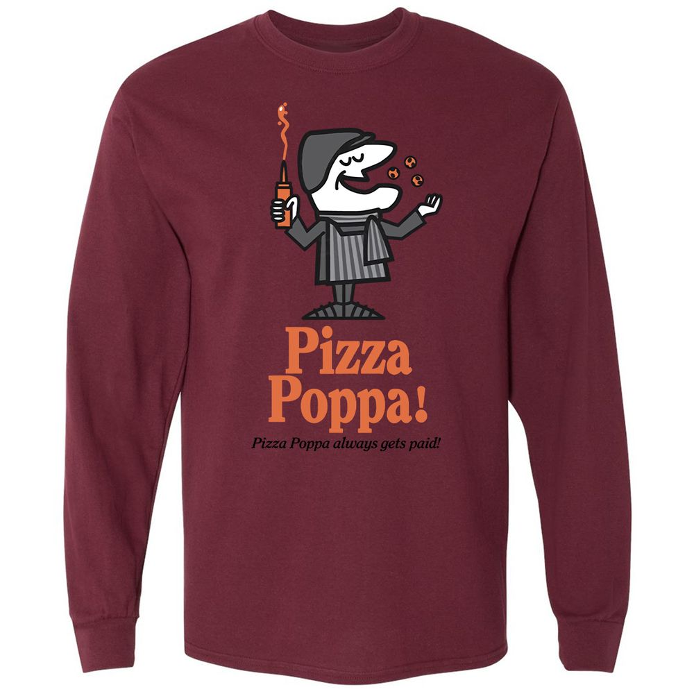 Long Sleeve T-Shirt - E4SP341J - Maroon - 11