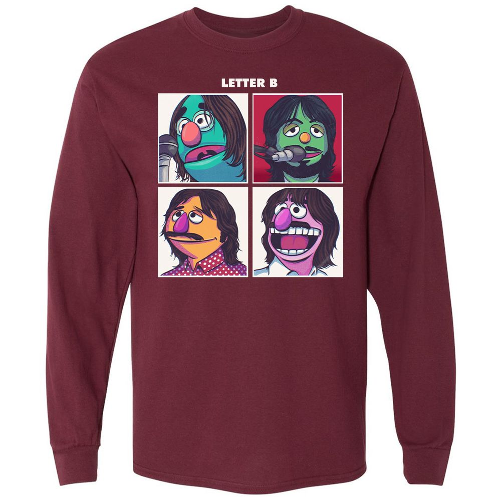 Long Sleeve T-Shirt - RQVWHMEG - Maroon - 11