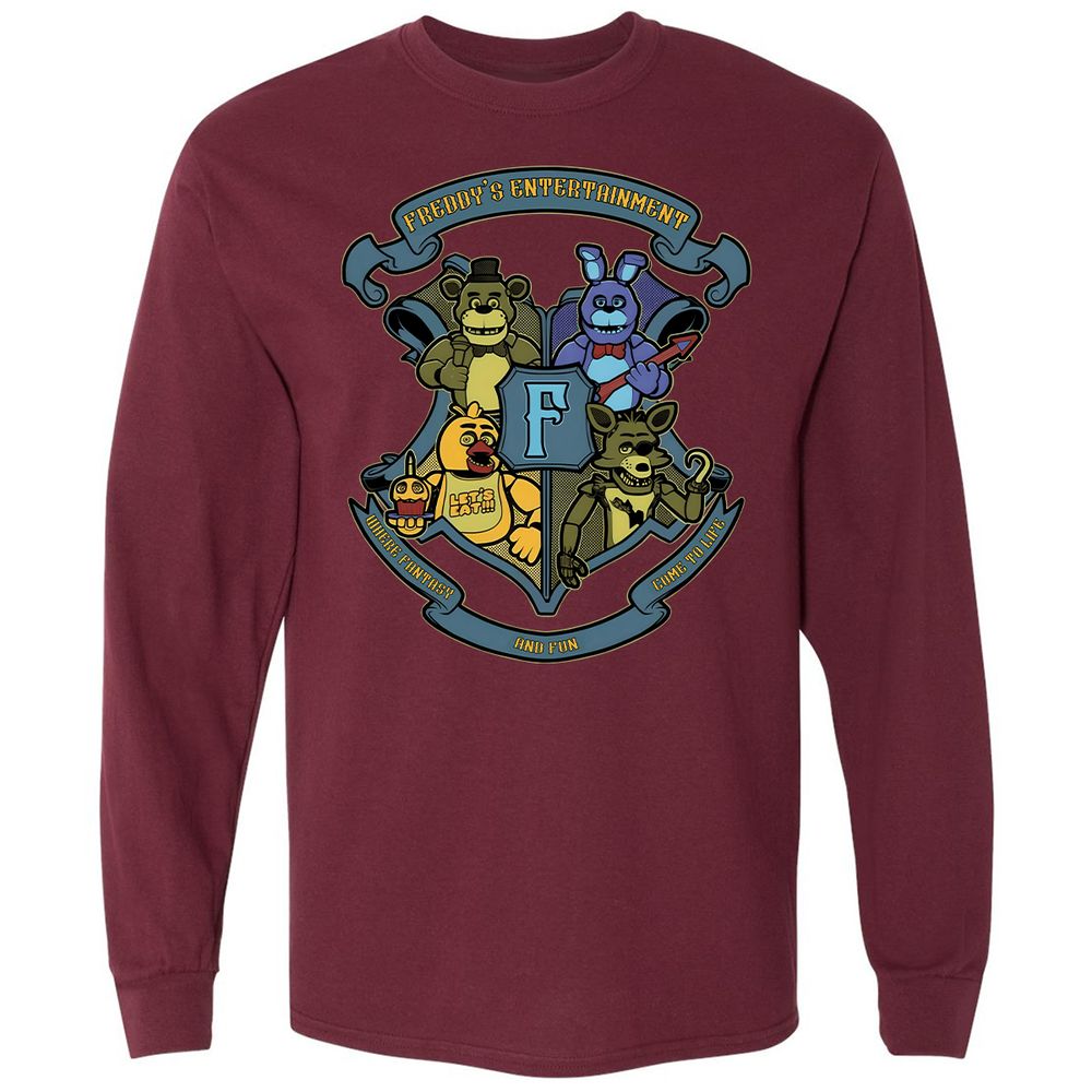 Long Sleeve T-Shirt - HY37U96H - Maroon - 11