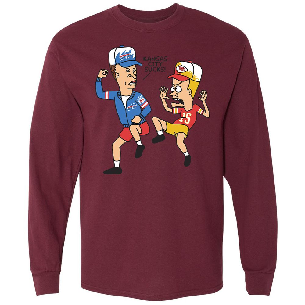 Long Sleeve T-Shirt - 5SK163NT - Maroon - 11