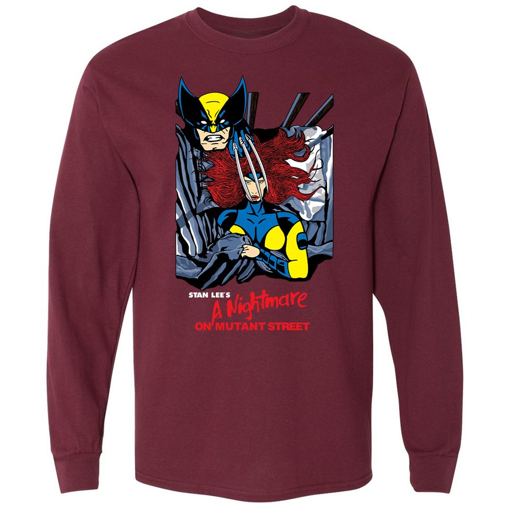 Long Sleeve T-Shirt - R1YZSF3R - Maroon - 11